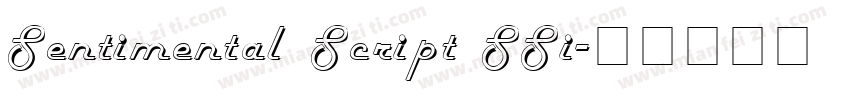 Sentimental Script SSi字体转换